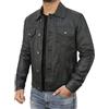 LP-FACON Giacca in pelle marrone vintage da motociclista da uomo | giacca vintage cafe racer
