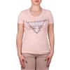 Guess Maglietta a Triangolo da Donna Eco a Maniche Corte con Logo Cheeta