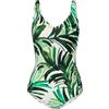 Triumph Costume intero foderato coppa C fantasia palme art. palm - 52, Fantasia