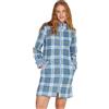 Noidinotte; more than pyjamas Noidinotte - Vestaglia donna yuppie in pile con zip - XL Azzurro
