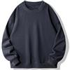 Generic Felpe da uomo Cotone Peluche Tinta unita Girocollo Maglione Moda Casual Maglione Camicie a maniche lunghe Autunno Inverno Vestiti Plus Size Pullover Top