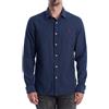 U.S. Polo Assn. Camicia da Uomo a Maniche Lunghe in Cotone e Lino US41104030