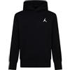 Nike Jordan Felpa da Ragazzi con Cappuccio MJ Brooklyn Nera Codice 95D392-023