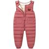 HEONSATI Pantaloni Sci Bambina Pantaloni Snowboarding Caldo Con Imbottitura Spessa Pantalone Da Neve Antivento Snowsuit Salopette Da Sci Apertura Con Cerniera Impermeabile E Traspirante Inverno Lunghi
