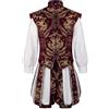 Generisch Costume rinascimentale da uomo, costume da tudor dell'epoca elisabettiana, costume vittoriano, doppio gilet, pantaloni da zucca, abbigliamento medievale, per cosplay