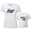 Babloo Coppia di T-Shirt Magliette Mamma E Figlio/Figlia Idea Regalo Festa della Mamma Mini Me