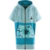 WAVE HAWAII Poncho da surf e bagno con Zip donna & uomo M, 161-183 cm