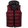 Kobilee Gilet Smanicato Uomo 100 Grammi Imbottita Gilet Corto Invernale 4Xl Piumino Smanicato Leggero Cotone Giacca Senza Maniche Firmato Giubbino Giubbotto Smanicato con Cappuccio