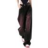 Celanisai Y2K Baggy Jeans da donna Hip Hop Skater Jeans Vintage Skateboard Pantaloni Loose Fit Denim Jeans Harajuku E-Girl Streetwear per il tempo libero, pantaloni dritti, stile retrò gotico, 1 nero, M