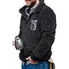 Duohropke Sherpa - Felpa da uomo in pile Teddy con cappuccio, in morbido pile
