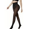 Generic Collant da donna foderati in pile con una sola cucitura leggings termici con controllo della pancia e design per sollevamento del sedere, bronzo
