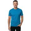 Merino.tech T Shirt Lana Merino - Intimo Termico Uomo Lana Merinos - Maglietta Trekking Uomo con Strato Base Leggero (Maya Blue, Medium)