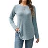 Enmain Maglioni Donna Invernale Elegante Manica Lunga Felpa Leggera Girocollo Maglia Lunga Donna per Leggings Pullover Taglie Forti Loose