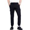 Celio Pantaloni cargo neri da uomo, nero, 48