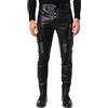 Fashion_First DMC, giacca da uomo in pelle marrone per cosplay