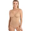 Infiore Body Modellante Donna con Spalline Larghe Art. Sara Linea Sollievo (carne, 3C)