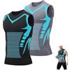 Generisch Nuvraa V2 Gilet a compressione V-Boost Shape Wear Shirt da uomo Senti la forza di fiducia, energia e forza., 2-nero, L