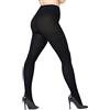 SOLIDEA Collant Donna Curvy 140 Opaque Compressione Graduata 18/21 mmHg; Collant Taglie Forti, Collant Donna, Collant Compressione Graduata (Nero, 44)