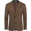 PJ PAUL JONES Sakko - Giacca da uomo vintage British Blazer, con 2 bottoni, in tweed, XL