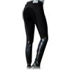 DSFIHJO Pantaloni Equitazione Pantaloni da Equitazione, Abbigliamento for Donna, Uomo, Moda, Pantaloni a Vita Alta, Ciclista, Solidi(Black,2XL)