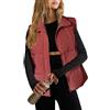 Zeagoo Gilet Donna Invernale Smanicato Elegante Termico Giacca Trapuntata Morbido Leggero Gilets Primaverile Autunno con Cerniera e Tasche S-XXL