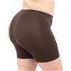LEELA LAB Pantaloncini Ciclista Donna Taglie Forti in Morbida Microfibra, Realizzati con Tecnologia Seamless Senza Cuciture - Made in Italy