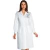 Isacco Camice Medicale da Donna Bianco - 100% Cotone - Marca Italiana - Modello femminile sciancrato con tre tasche e bottoni con asola, tessuto fresco e resistente, perfetto per il lavoro (S)