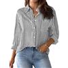 NONSAR 9359 Camicia da Donna con Scollo a V Donna