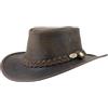 Black Jungle - Cappello in pelle Bulat, cappello australiano, stile cowboy
