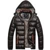 Generic Giacche invernali da uomo, giacca termica imbottita da uomo, giacca trapuntata con cappuccio staccabile, giacca parka, giacca windbreak in softshell, giacca invernale leggera, giacca imbottita per