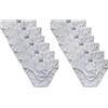 Liabel Slip Uomo 100% Cotone Mercerizzato Art. 940 Conf.12pz Bianco 4 (M)