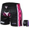 Mytra Fusion Pantaloncini Muay Thai da Donna - vestibilità Slim, Lunghezza Corta, Pantaloncini da Gabbia per Donna, MMA, Kickboxing, Allenamento, Lotta e Arti Marziali