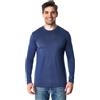 Merino.tech Maglia Termica Lana Merino - 100% Maglia Trekking Uomo Manica Lunga Merino Wool (Medium, 190 Dark Blue)