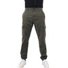Celio Pantaloni da uomo in cotone tinta unita kaki slim fit, Kaki E25, 44