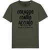 WARTSHIRT Maglietta Paracadutisti Folgore Battaglia El Alamein Coraggio Contro Acciaio WW2