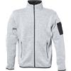 Ergos Workwear JRC Knitted Fleece MOENA Felpa Pile da Uomo in Maglia 100% Poliestere Chiusura Zip da Lavoro