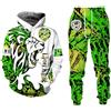 lFTEGUFKXS Tiger Tuta da jogging Uomo Leone Tracksuit Oversize Tuta da allenamento Felpa con cappuccio Pantaloni da jogging Tuta sportiva, S5., 4XL
