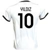 CALCIOGADGETS Juventus Maglia Yildiz Ufficiale 2024-2025 Bambino Uomo Adulto Replica Autorizzata per Tifoso Calcio Bianconero Home Juve 10 Kenan 24-25 Poliestere Bianconero