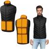 Herbst Giubbotto riscaldabile da uomo e da donna, gilet termico da uomo e da donna con 9 zone di riscaldamento e 3 temperature regolabili, gilet termico unisex, giacca riscaldabile per sport invernali