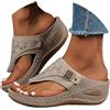 Generico Ciabatte Estive Donna, Ciabatte Donna Estive Ortopediche con Zeppa Eleganti Comode Sandali Spiaggia Piscina Leggere Supporto Arco Plantare Flip Flop Doccia Mare Pantofole Antiscivolo Gomma Suole