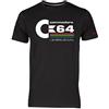 Blasfemus T-Shirt Uomo Computer Anni 80 Vintage Nerd C64 (Nero, S)