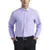 HISDERN Camicia Viola Chiaro da Uomo a Maniche Lunghe Camicia da Lavoro in Fibra di bambù Camicia Elegante Causale Non Stirata vestibilità Regolare con Tasca,3XL