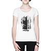 Capzy La Cura Una Foresta Bianca Donna Maglietta White Women's T-Shirt Tee
