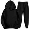 CEWIFO Tuta Uomo Cotone Leggero Completa Comoda 2025 Sportswear, per Il Tempo Libero, Tricot Tracksuit, Completo Sportivo Autunno Tuta, Chiusura con Cerniera e Tasche, 2 Pezzi Jogging da Unisex