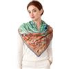 PoeticEHome Scialli in Cashmere per Donna 90x90 cm - Sciarpe Quadrate Leggere come una Piuma con Stampa Artistica, Confezione Regalo