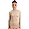 Ciocca Pura Maglia Donna con Cashmere Manica Lunga Pizzo Intimo Canottiera Elegante Calda