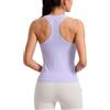 CRZ YOGA Canotta Racerback Lunghezza Vita | Senza Cuciture, Allenamento, Senza Sfregamenti, Vestibilità Snella, Girocollo, Ventagli Rete, Senza Maniche, per Donna