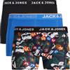 Jack & Jones - Boxer da uomo, confezione da 3 pezzi, in misto cotone Multicolore@11 XL