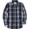 Dubinik® Camicia Quadri Uomo Casual Leggero Botton Down Regular Fit con Taschini