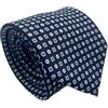 CARACCIOLO Cravatta Elegante in Seta Stile Classico Sartoria napoletana (ROYAL BLU)